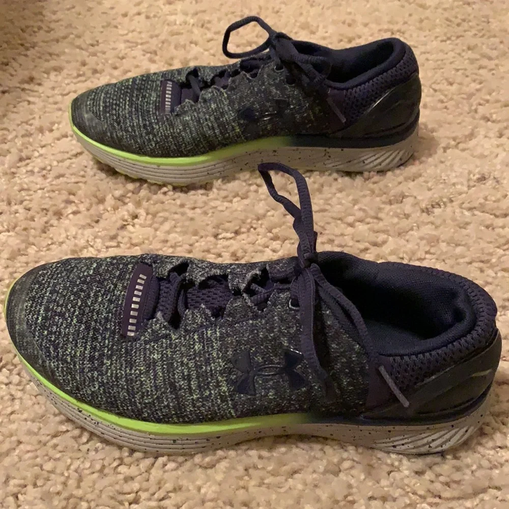 UnderArmour Bandit 3 Blue Running /Tennis Shoes - Kids / Youth